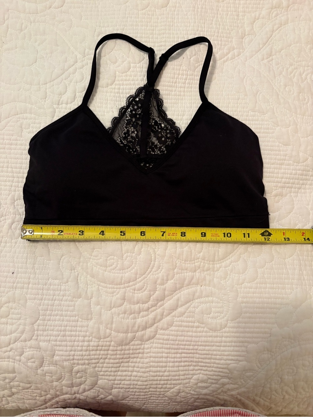 Abound Lace Racerback Bralettes - Black & White - Picture 4 of 5